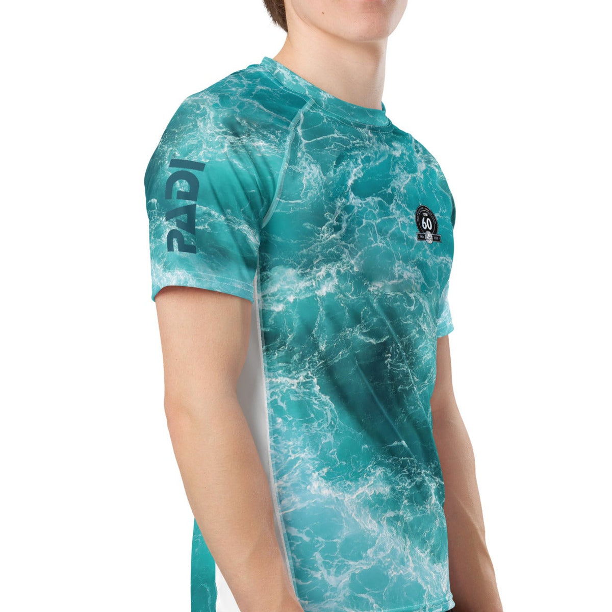 marble sud Diving コットンサテンBL PADI® 60th Tranquil Waters Men's Rash Guard – Cape Cali