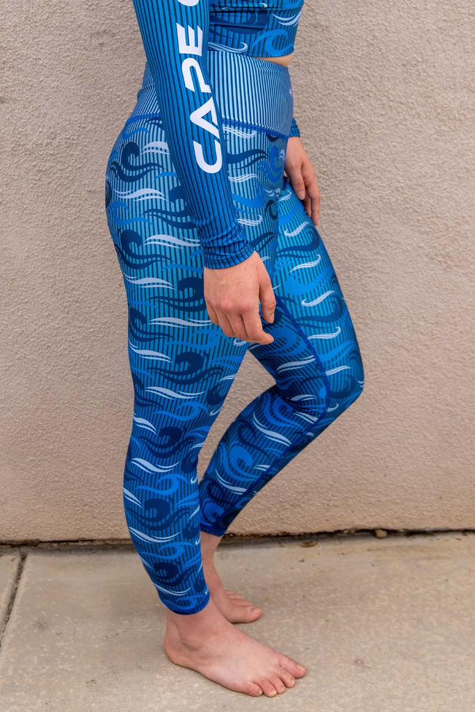Ocean Camo Yoga / Swim Leggings