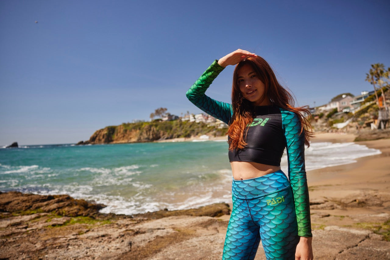 padi gear PADI Siren Cropped Rashie