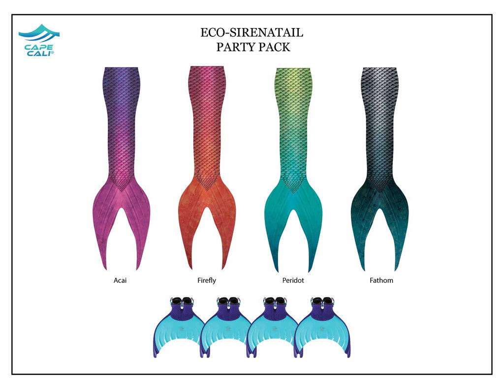Party Pack - Eco-SirenaTail - 8 pc