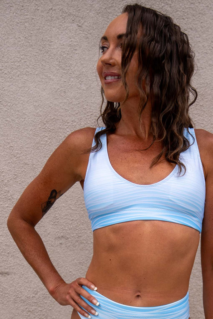 Wave After Wave Recycled padded bikini top