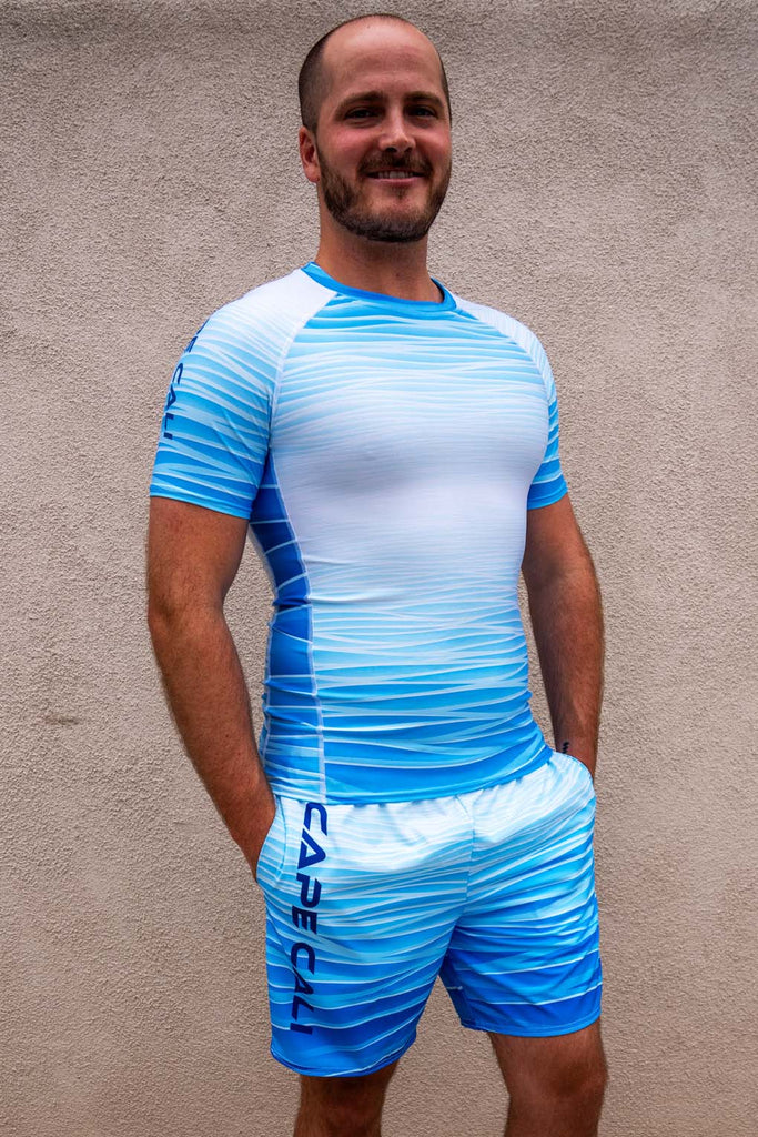 Men's Wave After Wave Short Sleeve Rash Guard