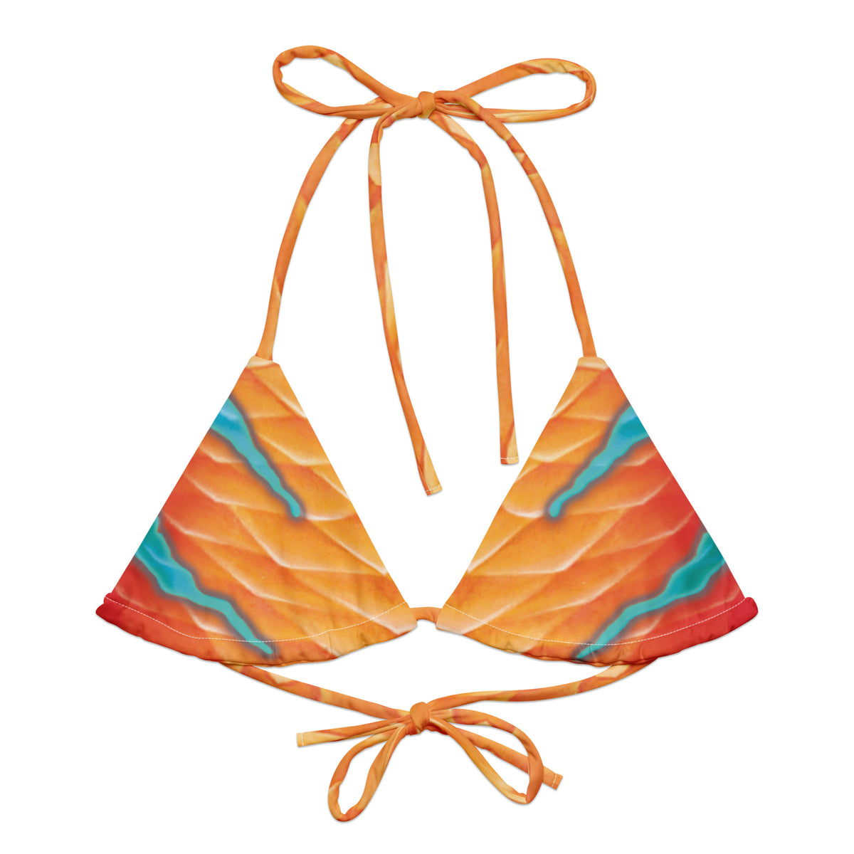 Lotus Eco-String Bikini Top – Cape Cali
