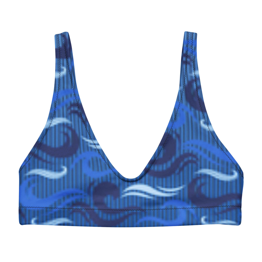 Ocean Camo Eco-Bikini Top