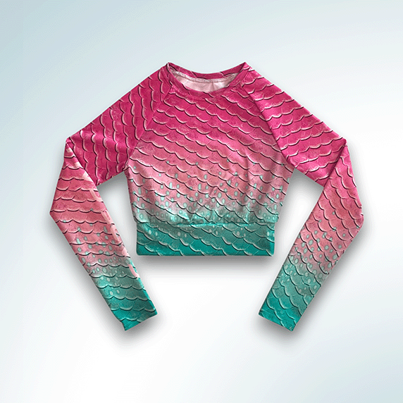 Paradise Eco-Cropped Rashie w/ Logo