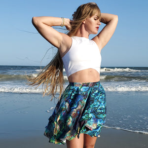 Abalone Shell Skater Skirt - Cape Cali