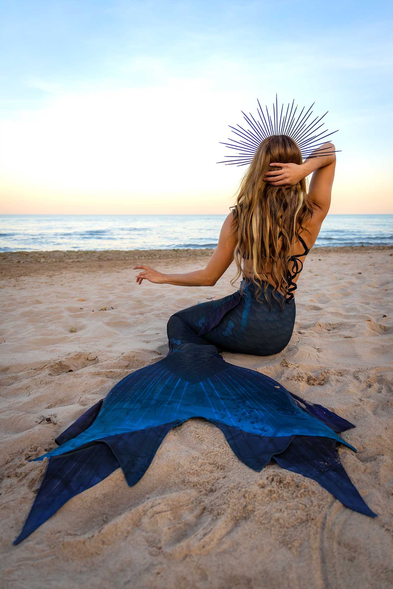 Black Magic Mermaid Tail - DiveTail by Cape Cali