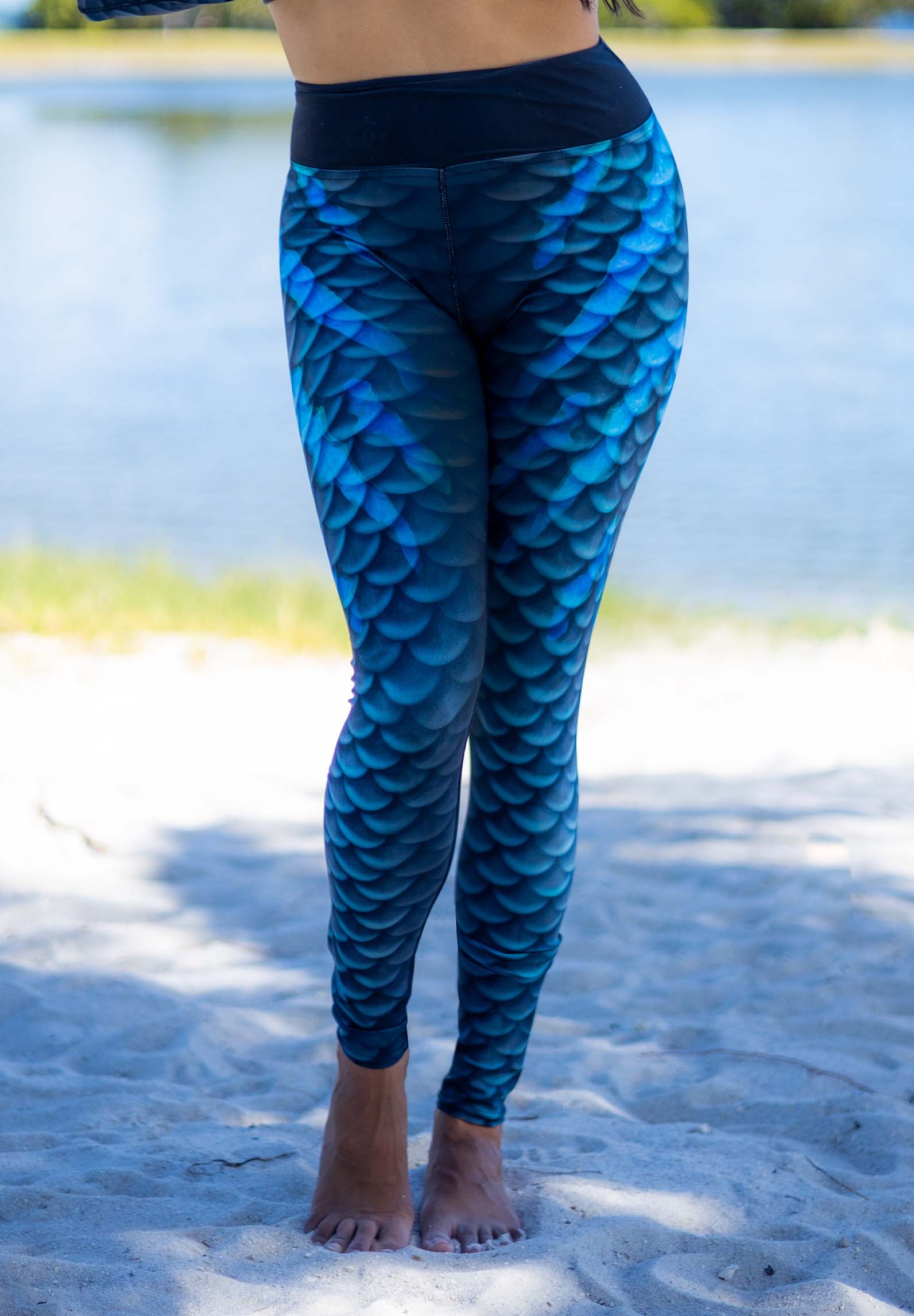 Black mermaid tights