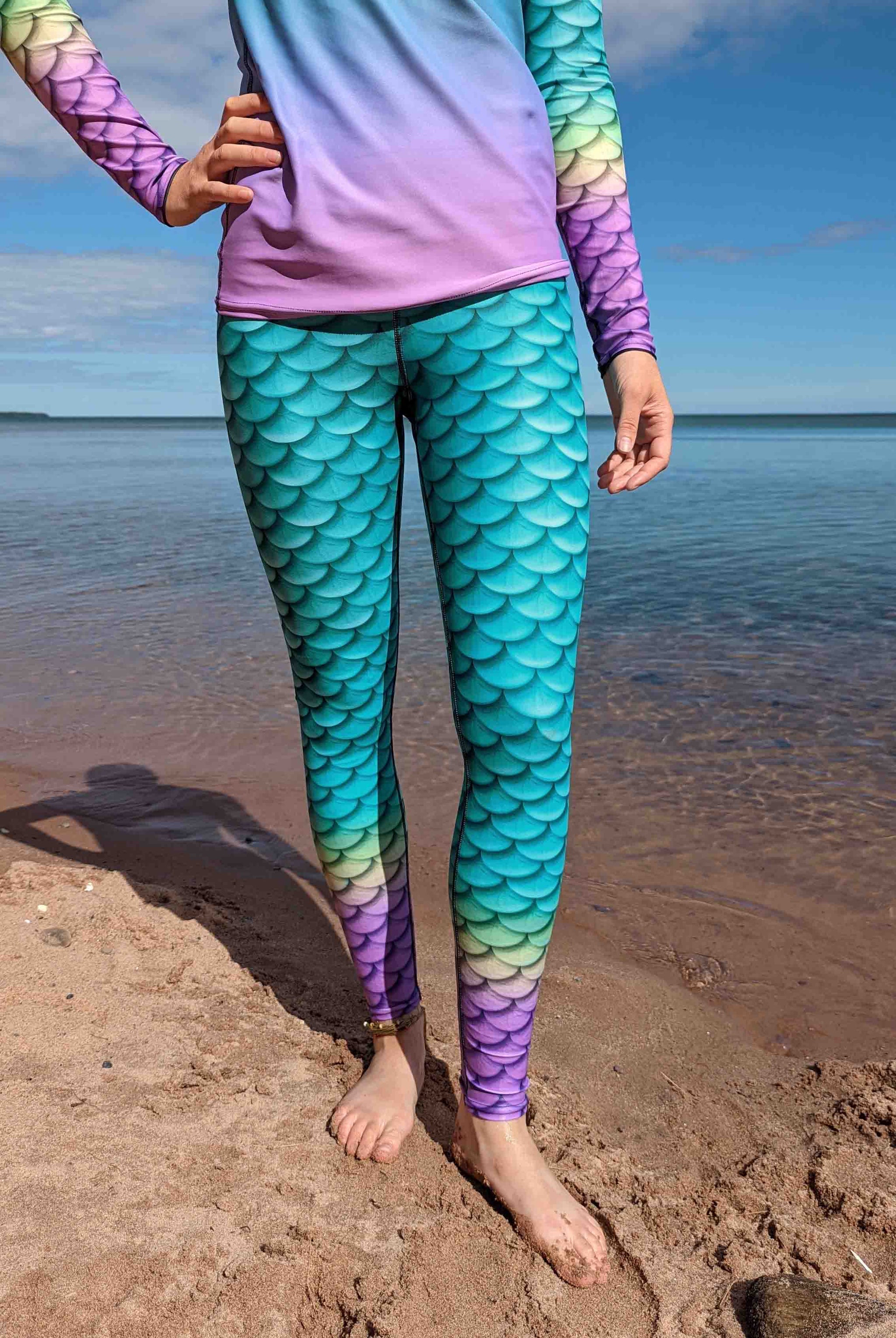 Caicos Mermaid Swim Leggings Cape Cali