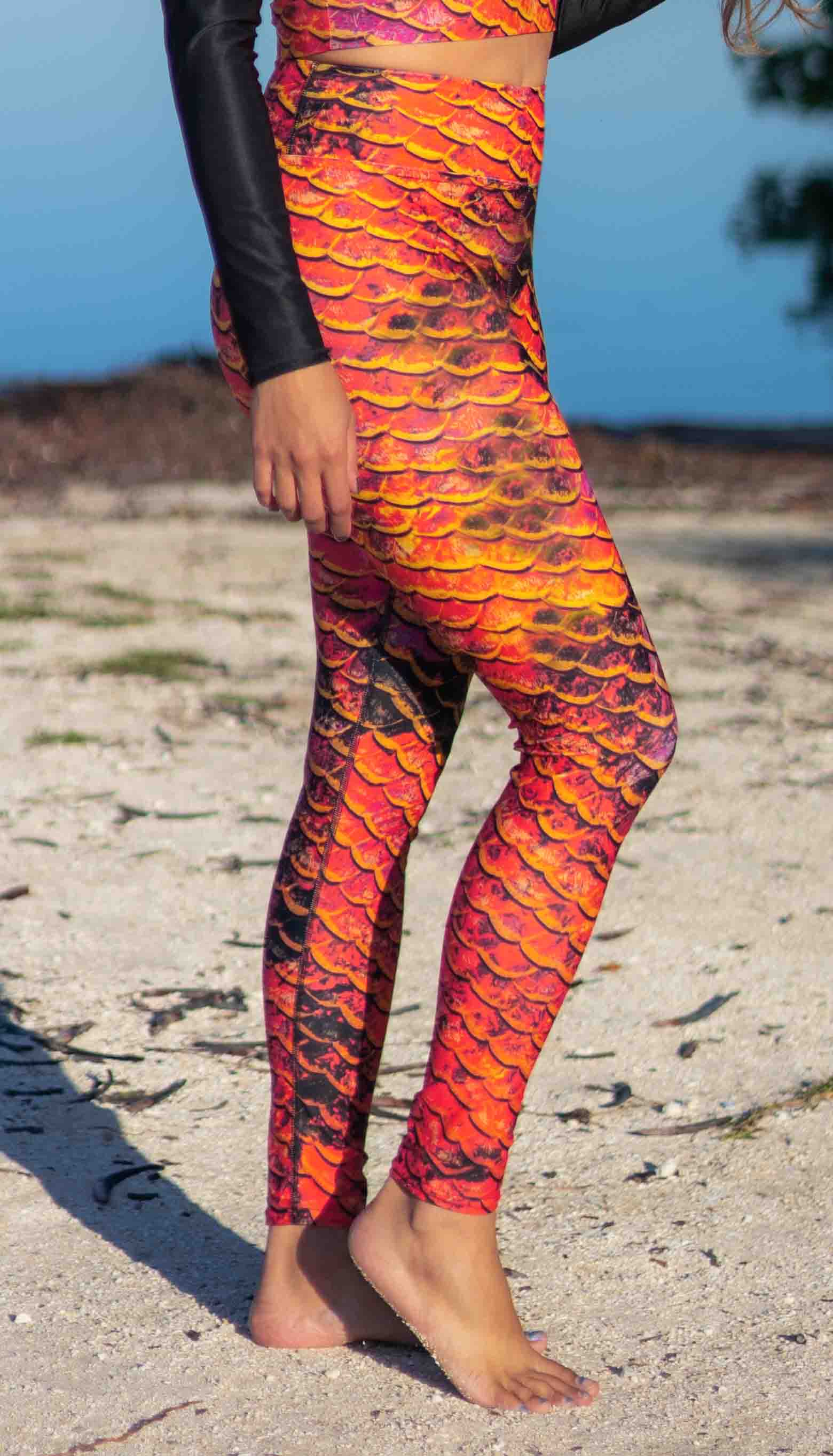 Mermaid Leggings – Cosplay Activewear Costumes – Spirit West Designs
