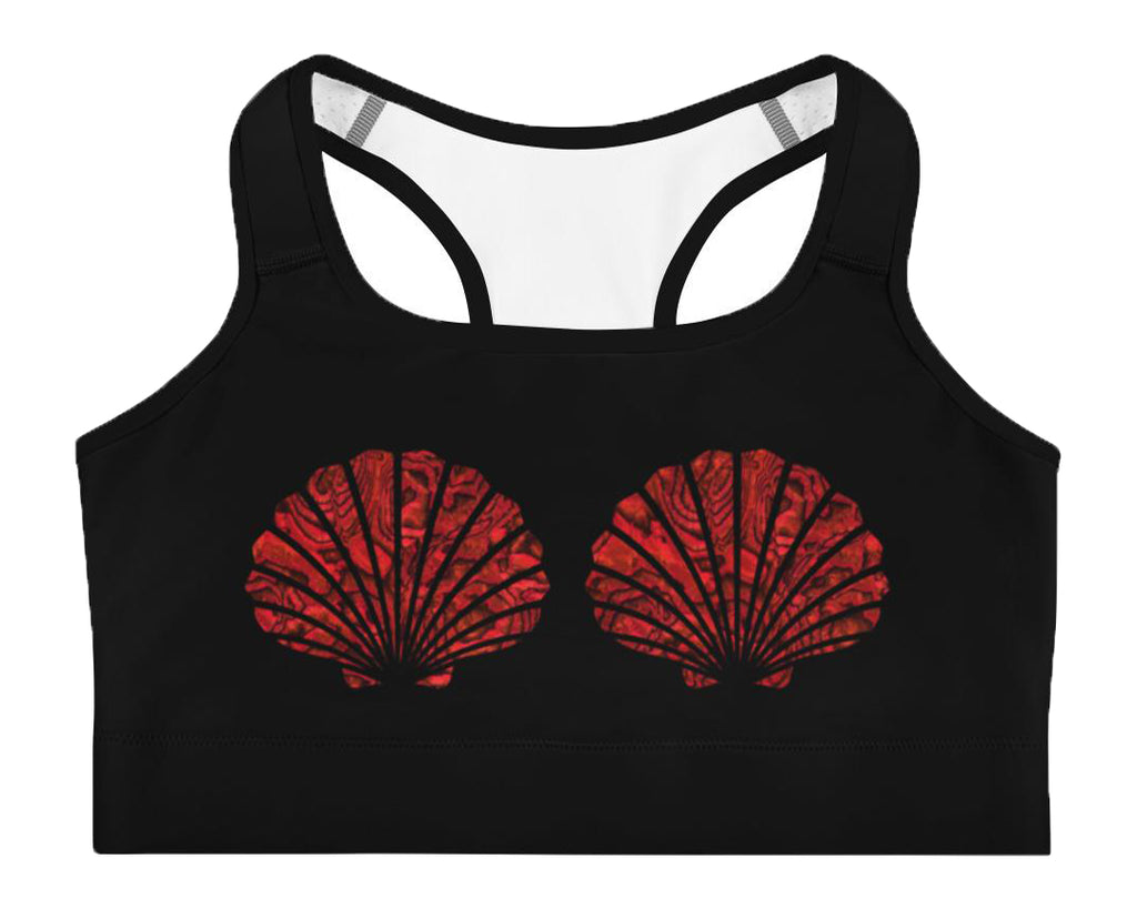 Mermaid Shell Yoga Top by Cape Cali - Red Abalone