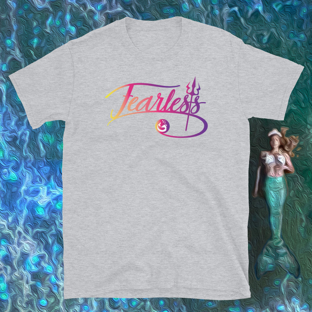 Mermaid Elle "Fearless" Boyfriend Tee - Cape Cali