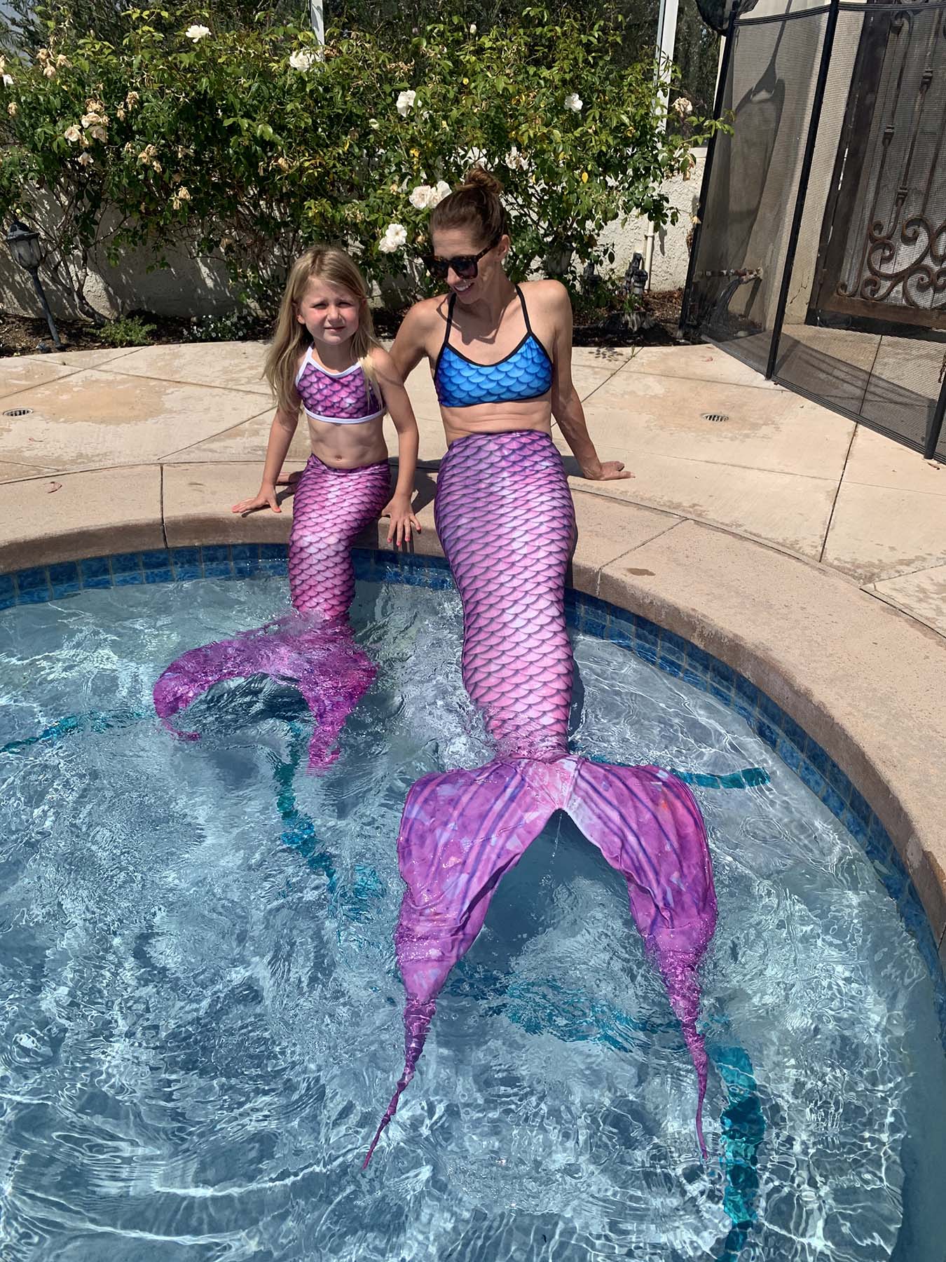 Kids Mermaid LunaTail by Cape Cali - Pink Gem