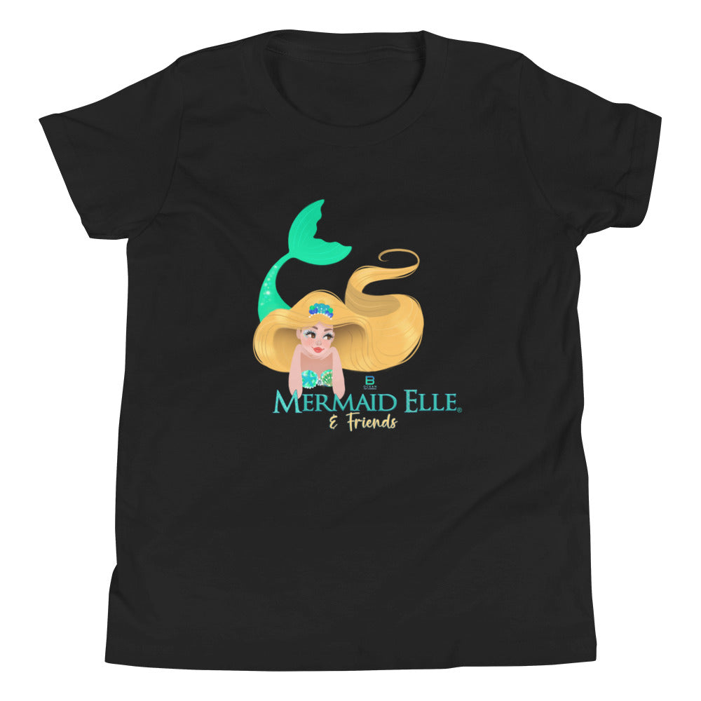 Mermaid Elle and Friends Youth Short Sleeve T-Shirt by Cape Cali